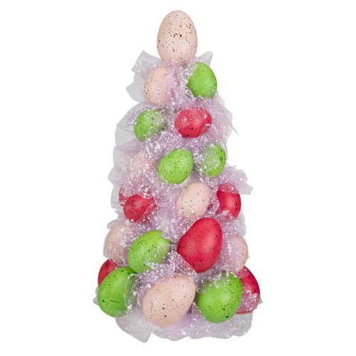 3-Piece Speckled Easter Egg Tree, Ball and Wreath Set