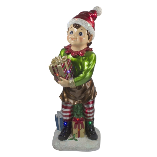 NORTHLIGHT  "37.5"" Led Pixie Elf Commercial Grade Outdoor Christmas Decoration"