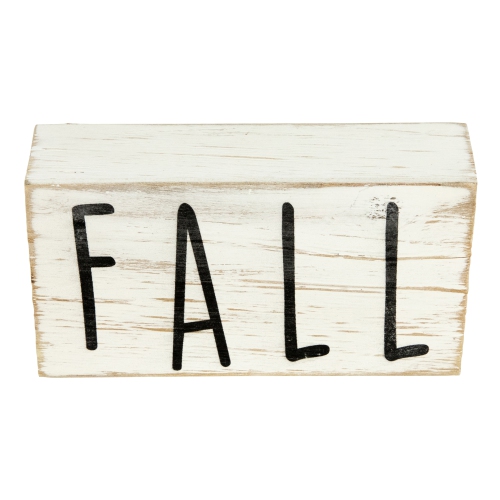 6" Distressed Wood Autumn Harvest Fall Sign