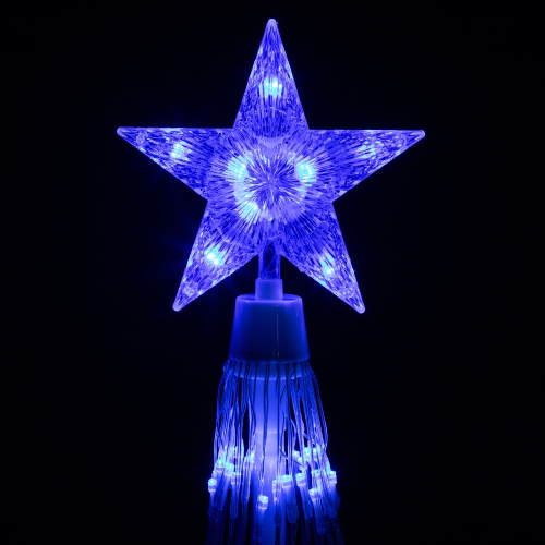 6' Blue LED Lighted Show Cone Christmas Tree Outdoor Decoration