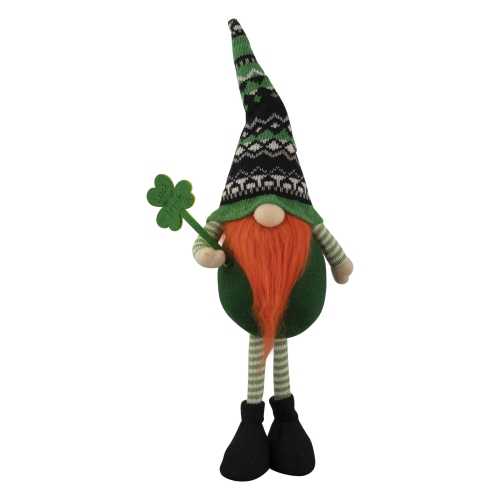 NORTHLIGHT  19" Leprechaun Boy St Patrick's Day Gnome In Green