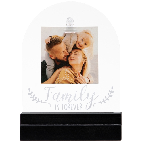 LED Lighted Family Is Forever Picture Frame with Clip - 4" x 6"
