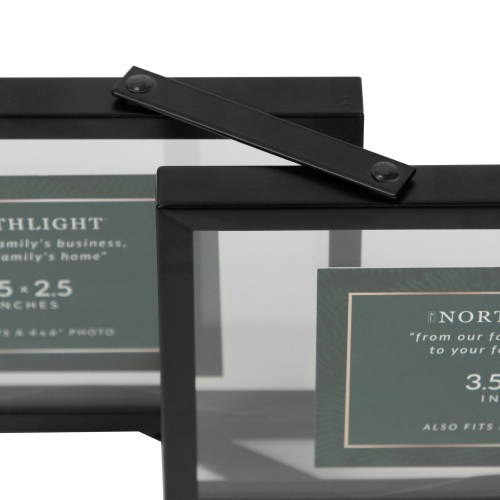 Cadres photo rectangulaires pliables - pour photos de 4 x 6 po - Noir