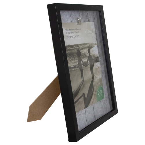 Rectangular Picture Frame with Clip - for a 8" x 10" Photo - 14.5" - Black