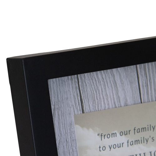 Rectangular Picture Frame with Clip - for a 8" x 10" Photo - 14.5" - Black