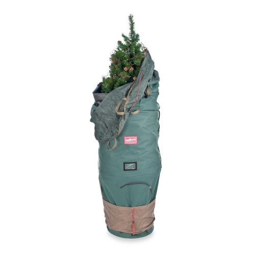 TREE KEEPER  Medium Adjustable Upright Christmas Tree Protective Storage Bag Hold 6-7.5" Tree's In Green