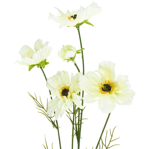 Artificial Cosmos Floral Spray - 32" - Cream