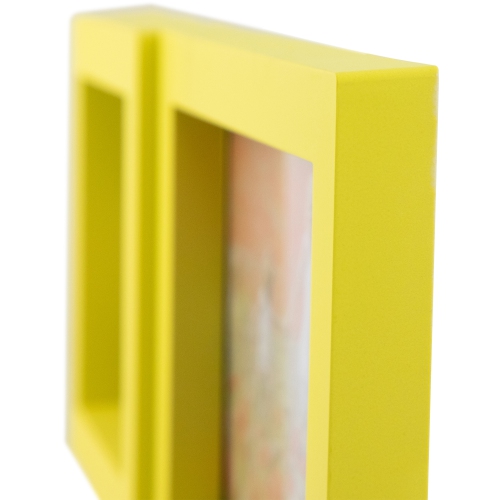 Yellow Multi-Sized Puzzled Collage Picture Frame