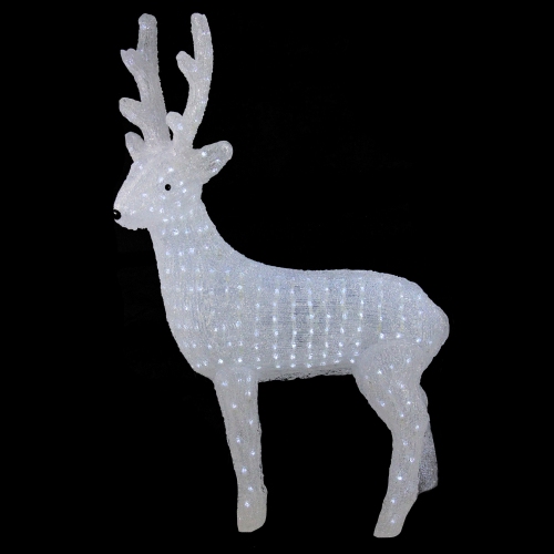 41" Lighted Commercial Grade Acrylic Reindeer Christmas Display Decoration