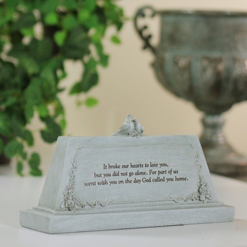 9" Forever with the Angels Religious Script Decorative Bereavement Table Top Plaque