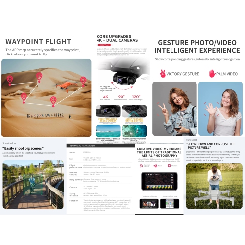 ISPEKTRUM iSL900 Pro Drone 4K Dual Camera Obstacle Avoidance System 30-Min Flight RC Quadcopter with Advanced Auto Return, Max 1.2km Video Transmission