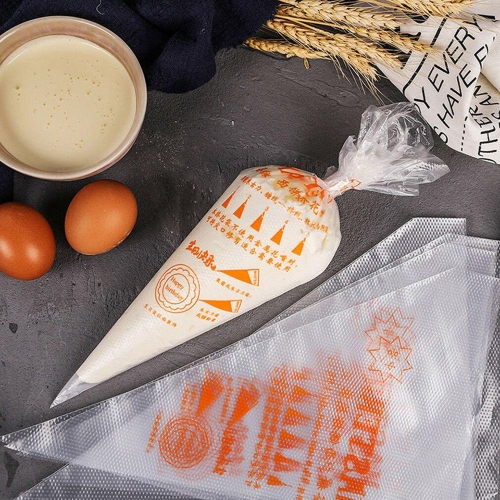 ISTAR 100 pièces en plastique jetable sac à pâtisserie glaçage tuyauterie gâteau Cupcake décoration sacs bricolage décor ensemble d'outils Dessert