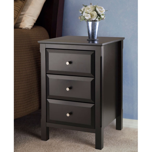 Timmy Accent Table, Nightstand, Black
