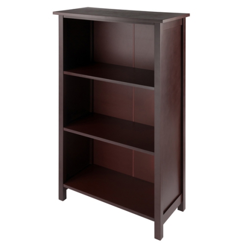 Milan 3-Section Shelf, Walnut
