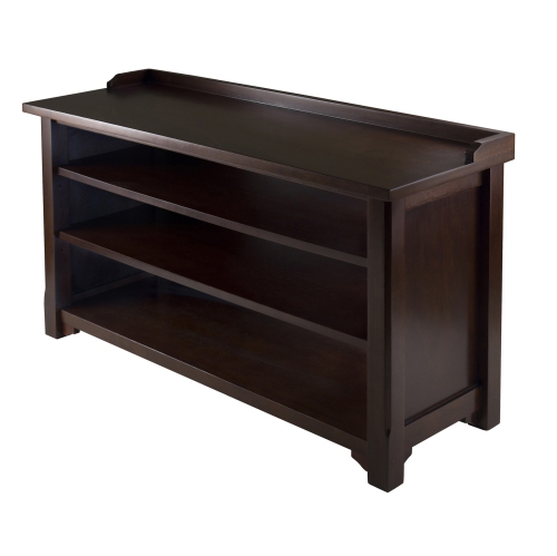 SLICKBLUE  Dayton Storage Hall Bench, Walnut