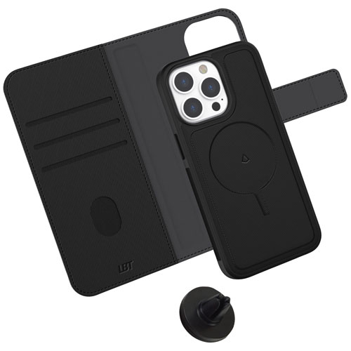 Étui-portefeuille Switch de LBT pour iPhone 14 Pro - Noir