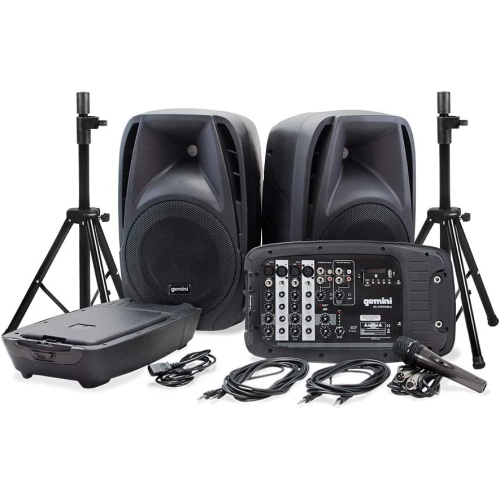 Gemini ES210MXBLUST Portable PA System