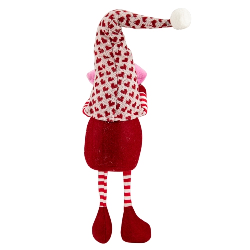 23" Sitting Kiss Me Lips Valentine's Day Gnome