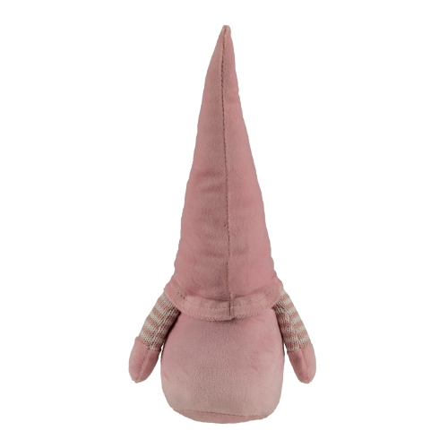 12" Pink and White Spring Gnome