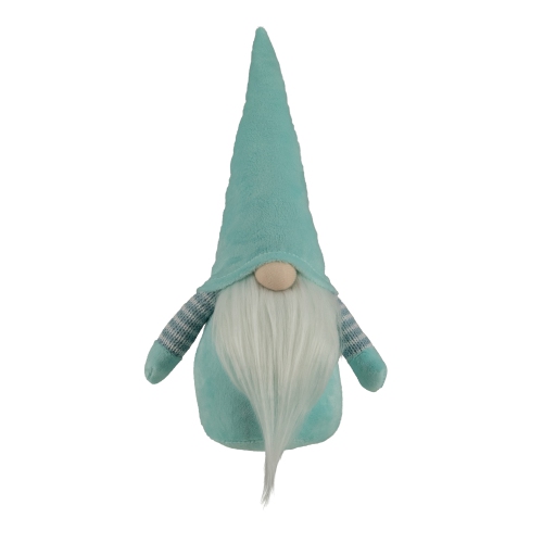 NORTHLIGHT  12" And White Spring Gnome In Sky Blue