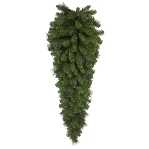48" Beaver Pine Artificial Christmas Teardrop Swag, Unlit