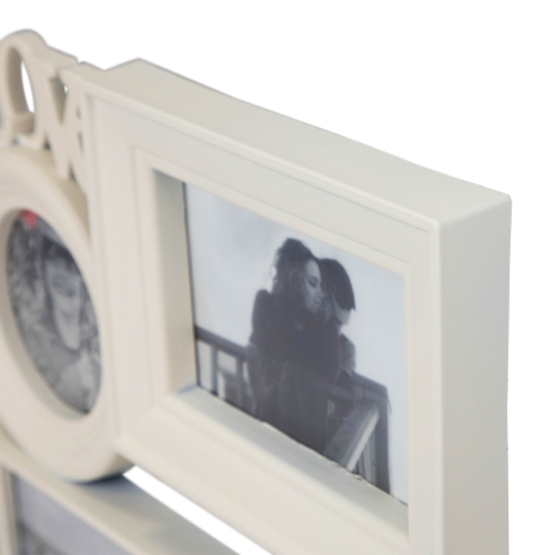 Multi-Sized "Love" Collage Picture Wall Frame - 26.5" - White