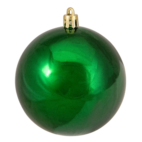 60ct Xmas Green Shatterproof Shiny Christmas Ball Ornaments 2.5"