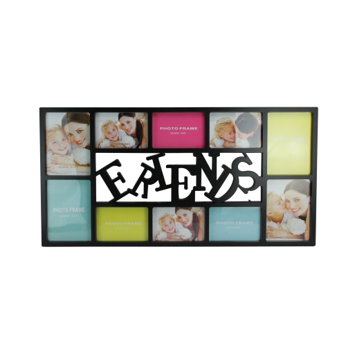 NORTHLIGHT  Friends Photo Frame Wall Collage - 28.75 - In Black