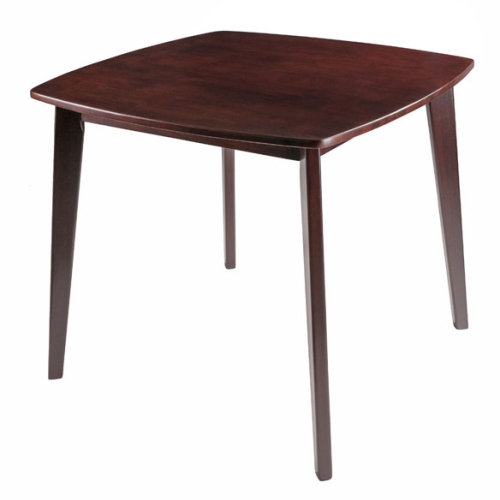 Pauline 3-Pc Dining Table with H-Leg Chairs, Walnut