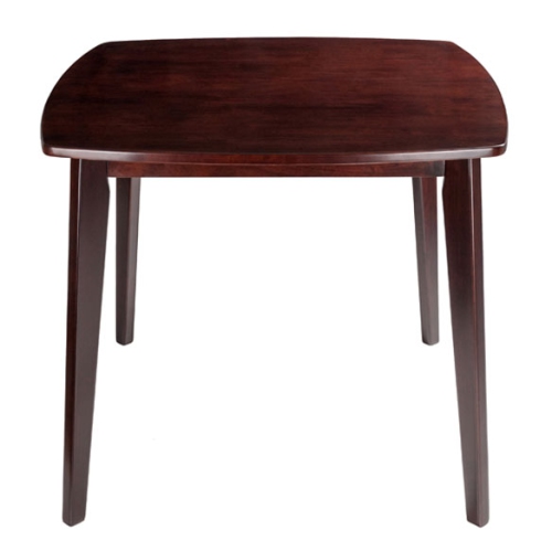 Pauline 3-Pc Dining Table with H-Leg Chairs, Walnut