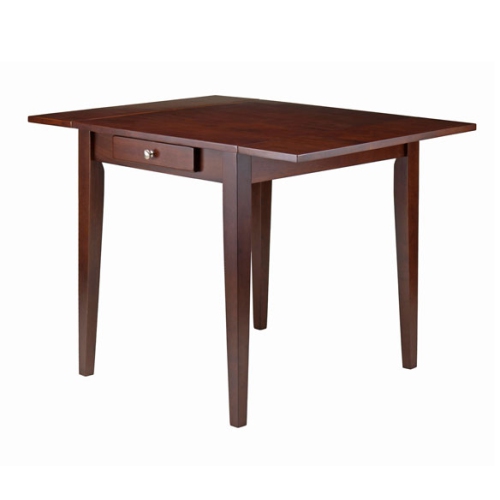 Hamilton 5-Pc Drop Leaf Table with Ladder-back Chairs, Walnut