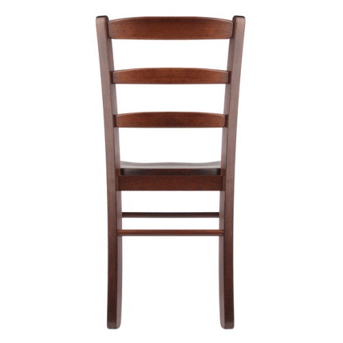 Perrone 3-Pc Drop Leaf Table with Ladder-back Chairs, Walnut