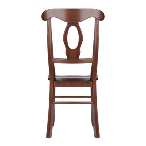 Inglewood 3-Pc Dining Table with Key Hole Chairs, Walnut