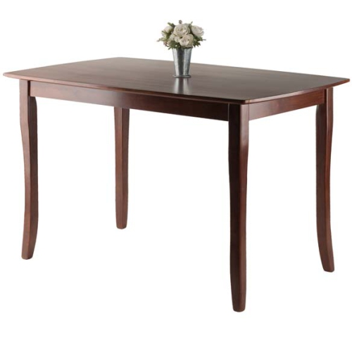 Inglewood 3-Pc Dining Table with Ladder-back Chairs, Walnut