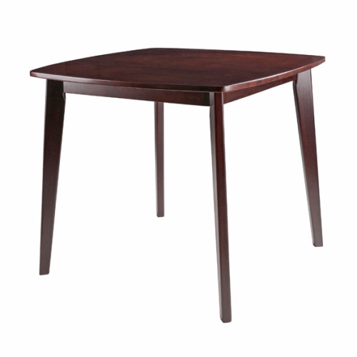 Pauline 5-Pc Dining Table with H-Leg Chairs, Walnut