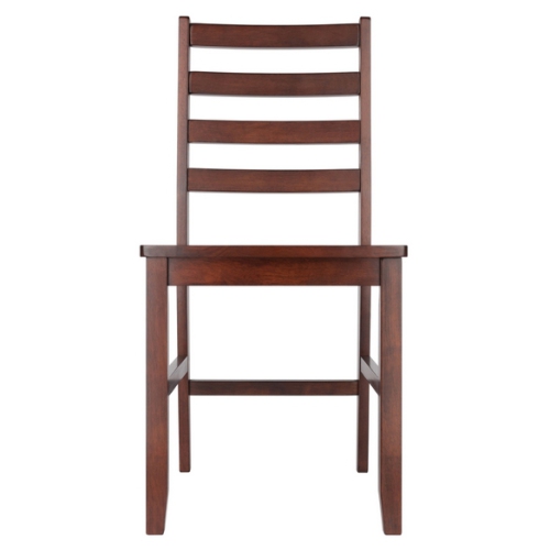 Taylor 3-Pc Drop Leaf Table with Ladder-back Chairs, Walnut