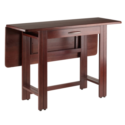 SLICKBLUE  Taylor Drop Leaf Table, Walnut