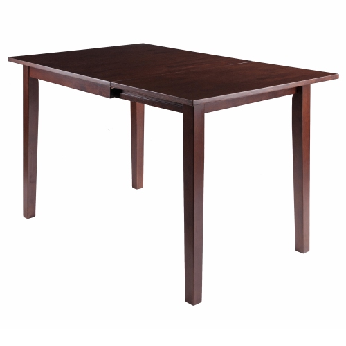 SLICKBLUE  Perrone Drop Leaf Dining Table, Walnut