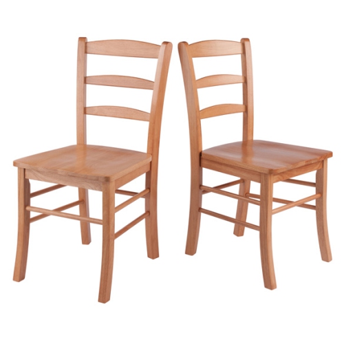Hannah 3-Pc Drop Leaf Table with Ladder-back Chairs, Light Oak