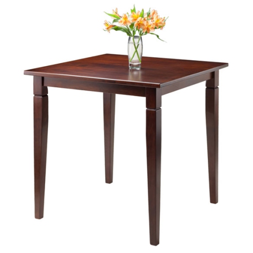 Kingsgate 3-Pc Dinning Table with Ladder-back Chairs, Walnut