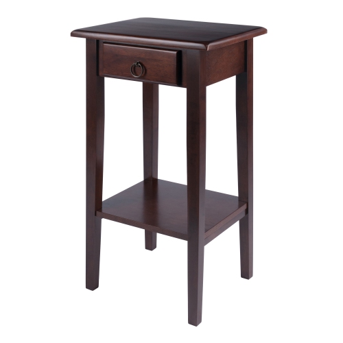 SLICKBLUE  Regalia Accent, Side Table, Walnut