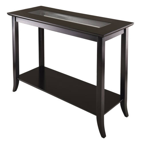 SLICKBLUE  Genoa Rectangular Console Table, Espresso