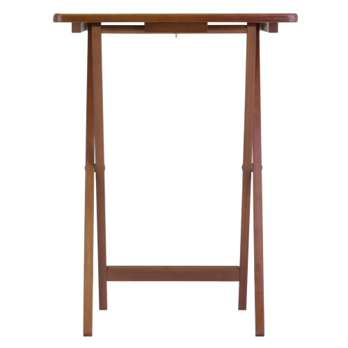 Alex 5-Pc Snack Table Set, Walnut