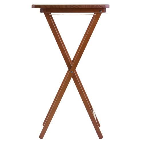 Alex 5-Pc Snack Table Set, Walnut