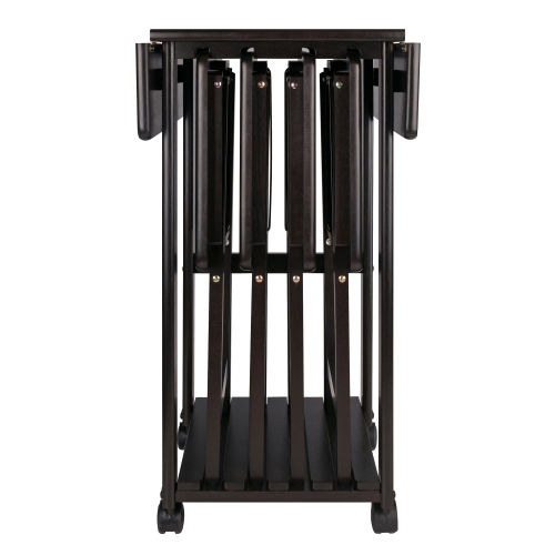 Sophia 5-Pc Snack Table Set, Drop Leaf Top, Coffee