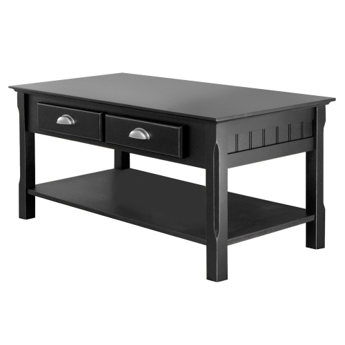 SLICKBLUE  Timber Coffee Table In Black