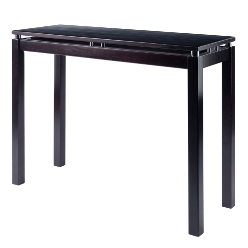 SLICKBLUE  Linea Console Table, Espresso