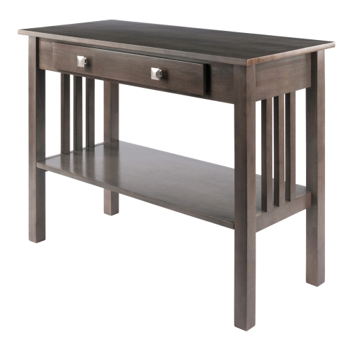 Stafford – Table console, gris huître