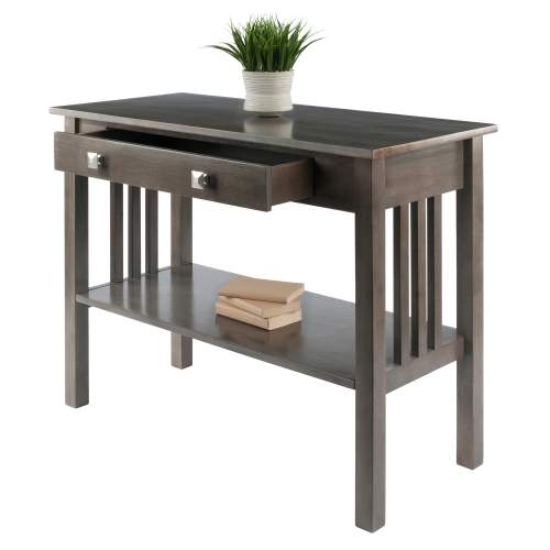 Stafford – Table console, gris huître