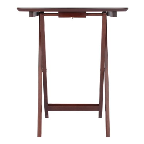 Darlene 2-Pc Snack Table Set, Walnut